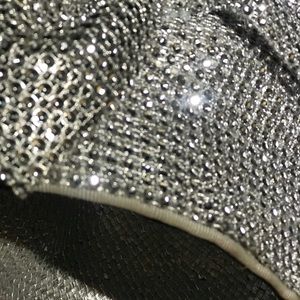 Vintage Silver Sequins Hat From Berry Gordy Home